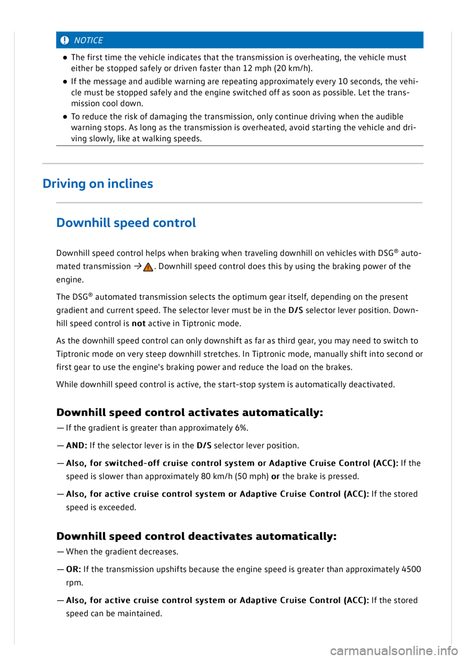 VOLKSWAGEN GOLF MK8 2020 Owners Manual VOLKSWAGEN GOLF MK8 2020 Owners Manual