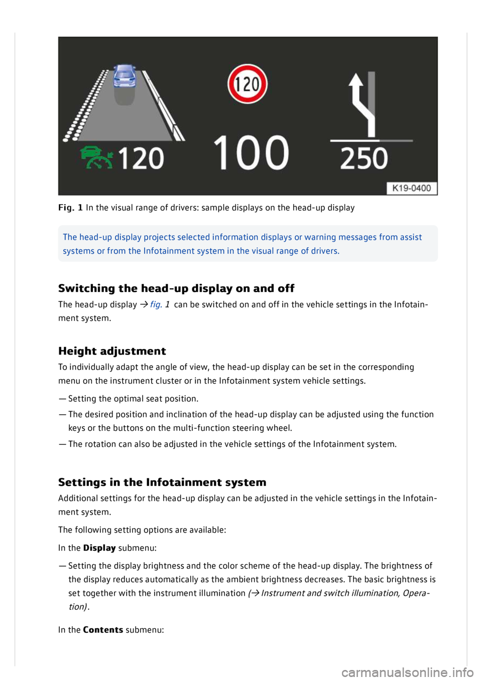 VOLKSWAGEN GOLF MK8 2020 Owners Manual 