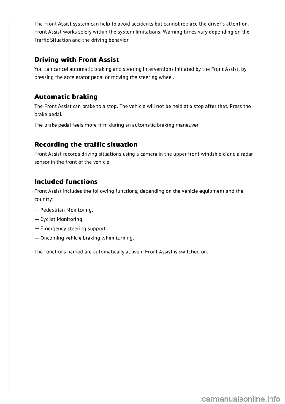 VOLKSWAGEN GOLF MK8 2020 Owners Manual VOLKSWAGEN GOLF MK8 2020 Owners Manual