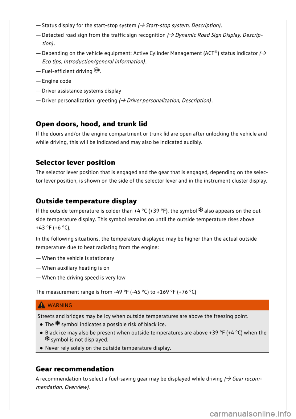 VOLKSWAGEN GOLF MK8 2020 Owners Manual 