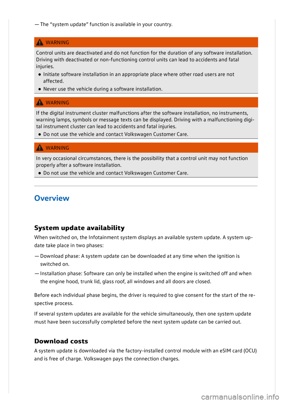 VOLKSWAGEN GOLF MK8 2020 Owners Manual VOLKSWAGEN GOLF MK8 2020 Owners Manual