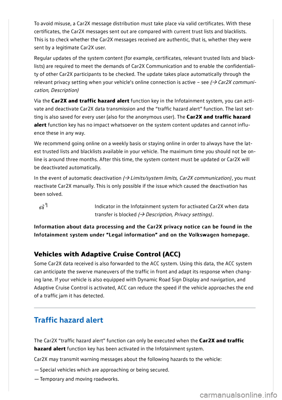 VOLKSWAGEN GOLF MK8 2020 Owners Manual VOLKSWAGEN GOLF MK8 2020 Owners Manual