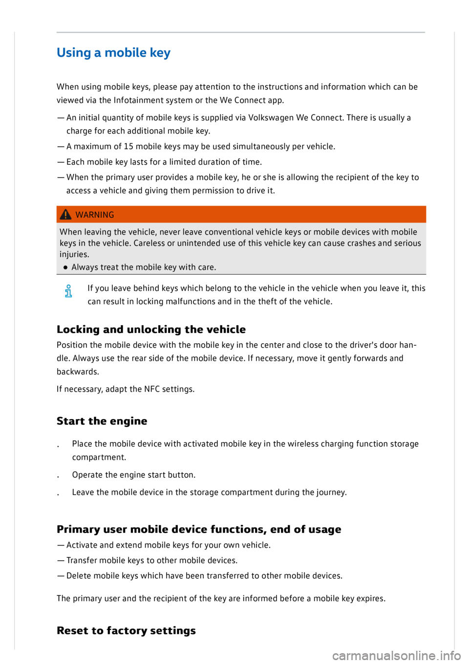 VOLKSWAGEN GOLF MK8 2020 Owners Manual VOLKSWAGEN GOLF MK8 2020 Owners Manual