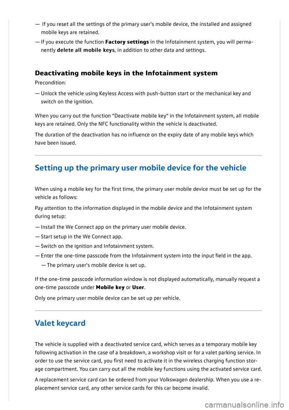 VOLKSWAGEN GOLF MK8 2020 Owners Manual VOLKSWAGEN GOLF MK8 2020 Owners Manual