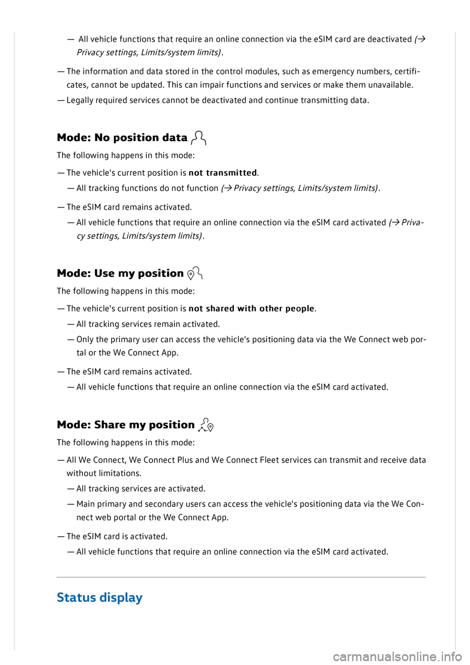 VOLKSWAGEN GOLF MK8 2020 Owners Manual VOLKSWAGEN GOLF MK8 2020 Owners Manual