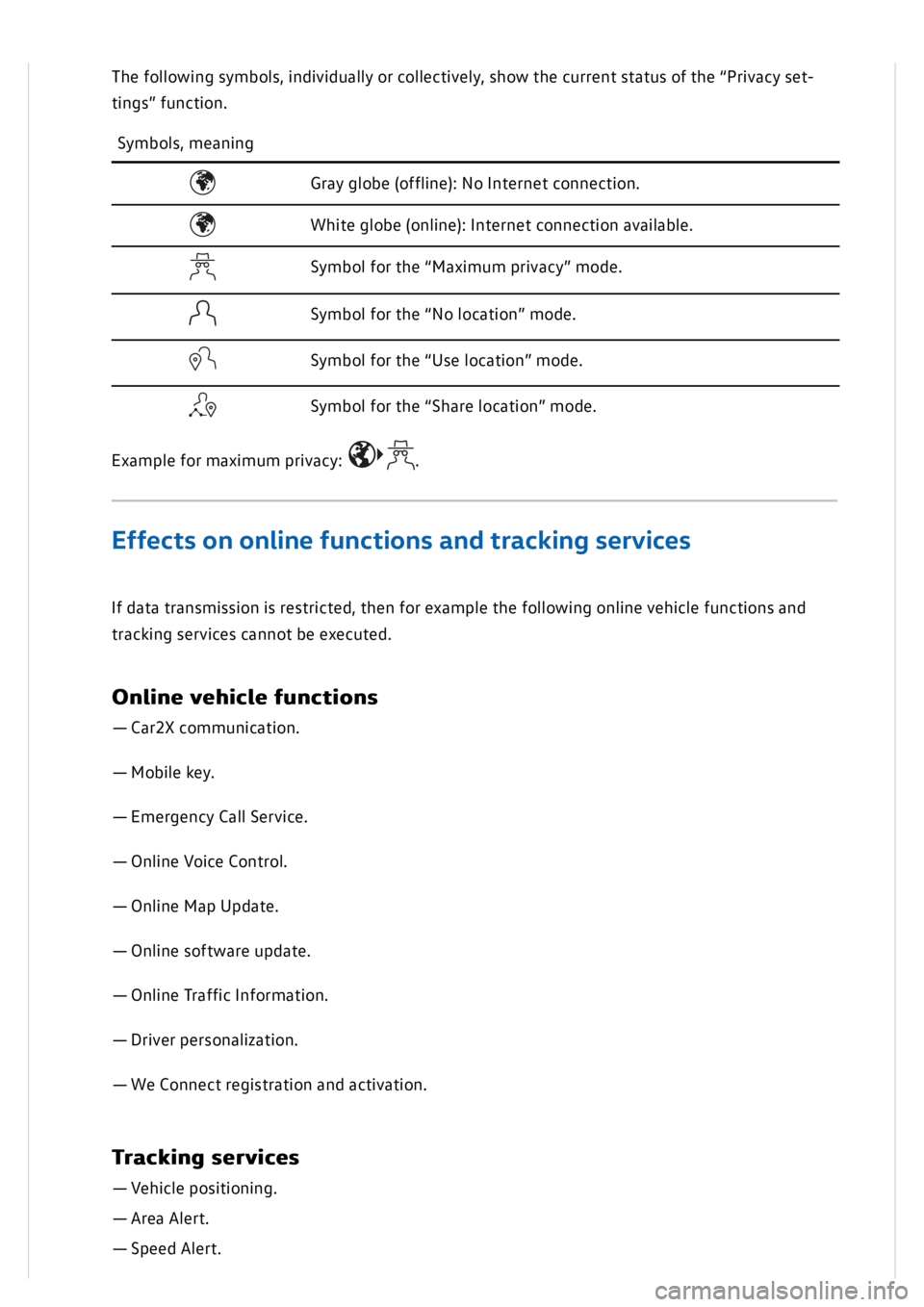 VOLKSWAGEN GOLF MK8 2020 Owners Manual VOLKSWAGEN GOLF MK8 2020 Owners Manual