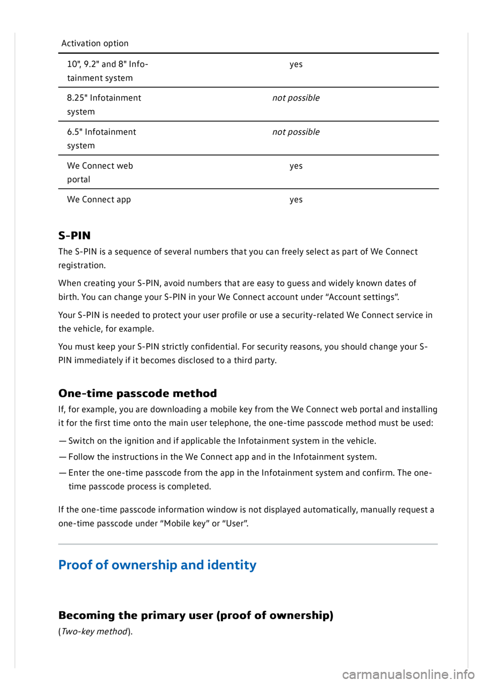 VOLKSWAGEN GOLF MK8 2020 Owners Manual VOLKSWAGEN GOLF MK8 2020 Owners Manual