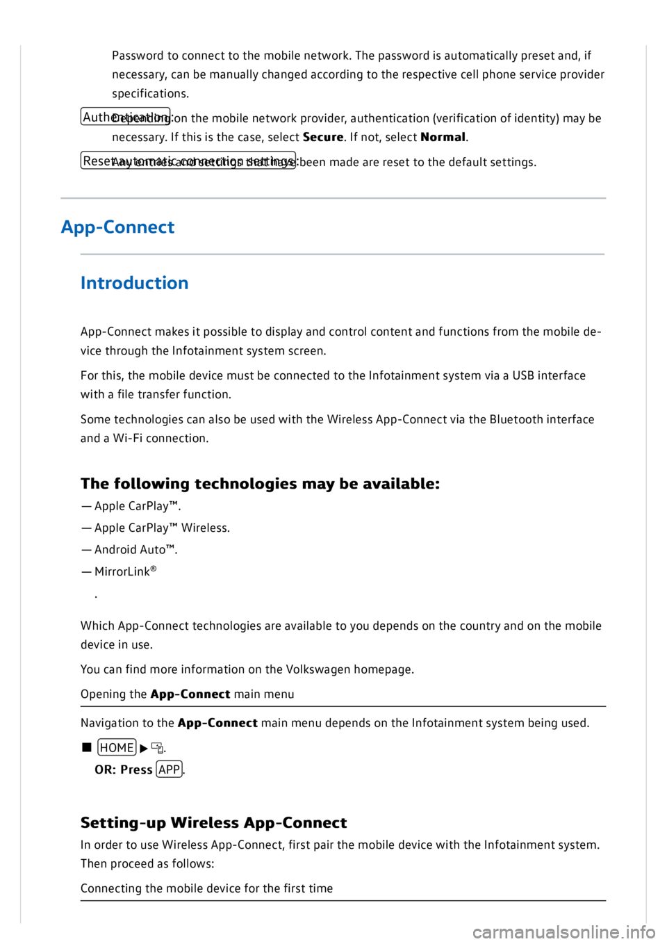 VOLKSWAGEN GOLF MK8 2020 Owners Manual VOLKSWAGEN GOLF MK8 2020 Owners Manual