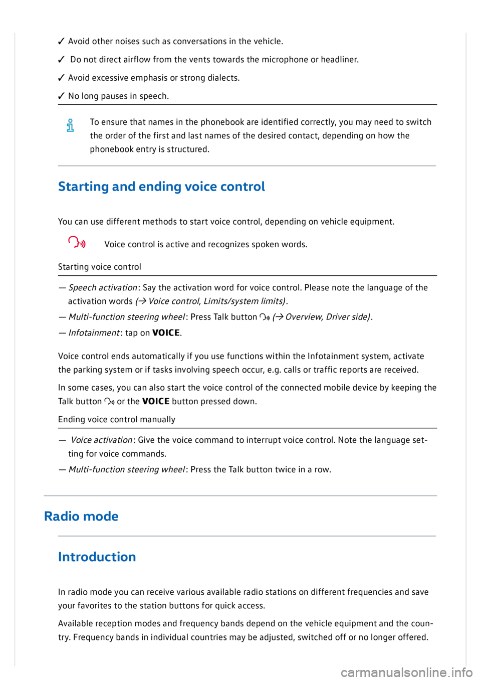 VOLKSWAGEN GOLF MK8 2020 Owners Manual VOLKSWAGEN GOLF MK8 2020 Owners Manual