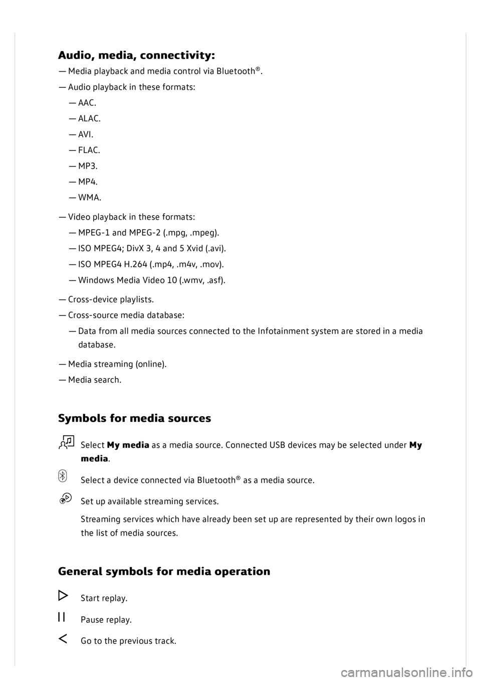 VOLKSWAGEN GOLF MK8 2020 Owners Manual VOLKSWAGEN GOLF MK8 2020 Owners Manual
