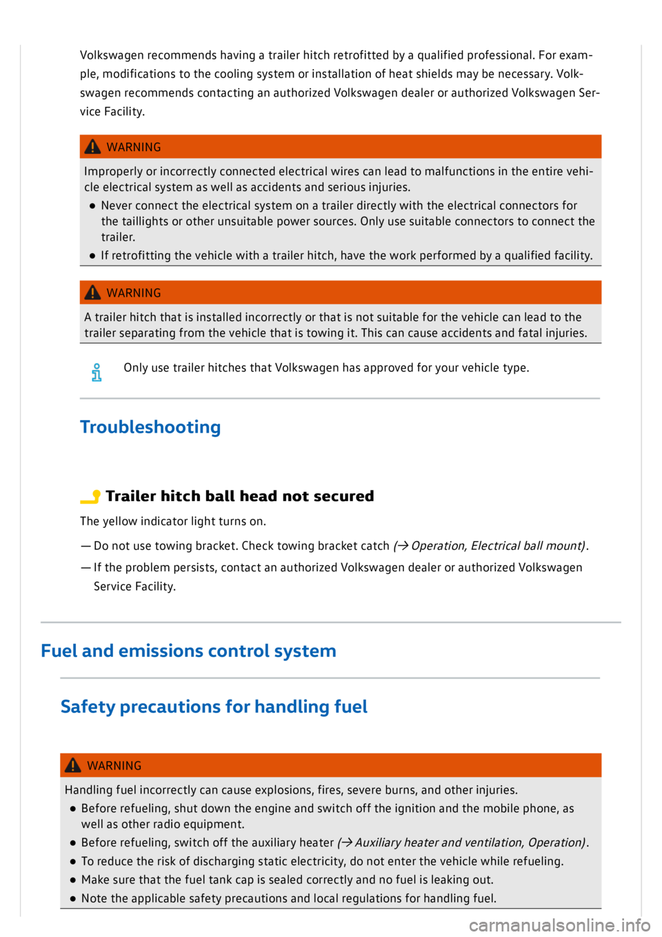 VOLKSWAGEN GOLF MK8 2020  Owners Manual 