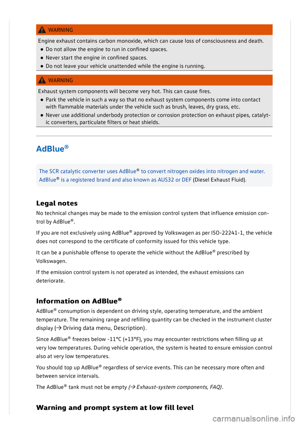 VOLKSWAGEN GOLF MK8 2020  Owners Manual 