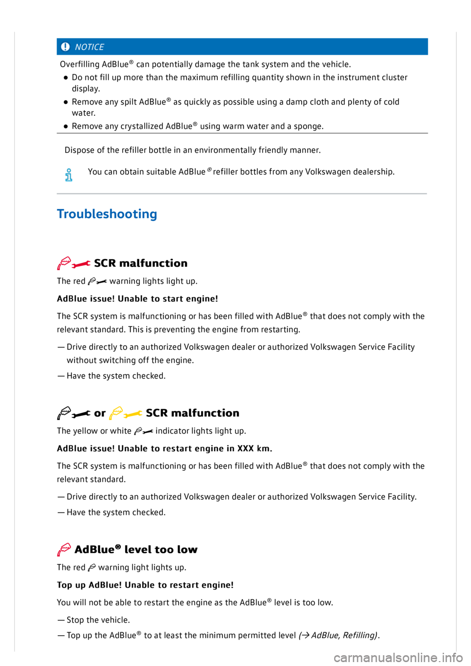 VOLKSWAGEN GOLF MK8 2020  Owners Manual 