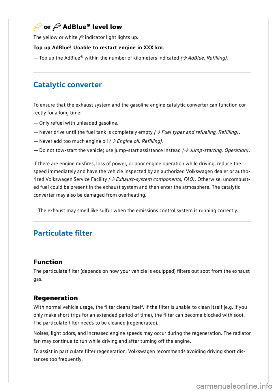 VOLKSWAGEN GOLF MK8 2020  Owners Manual 