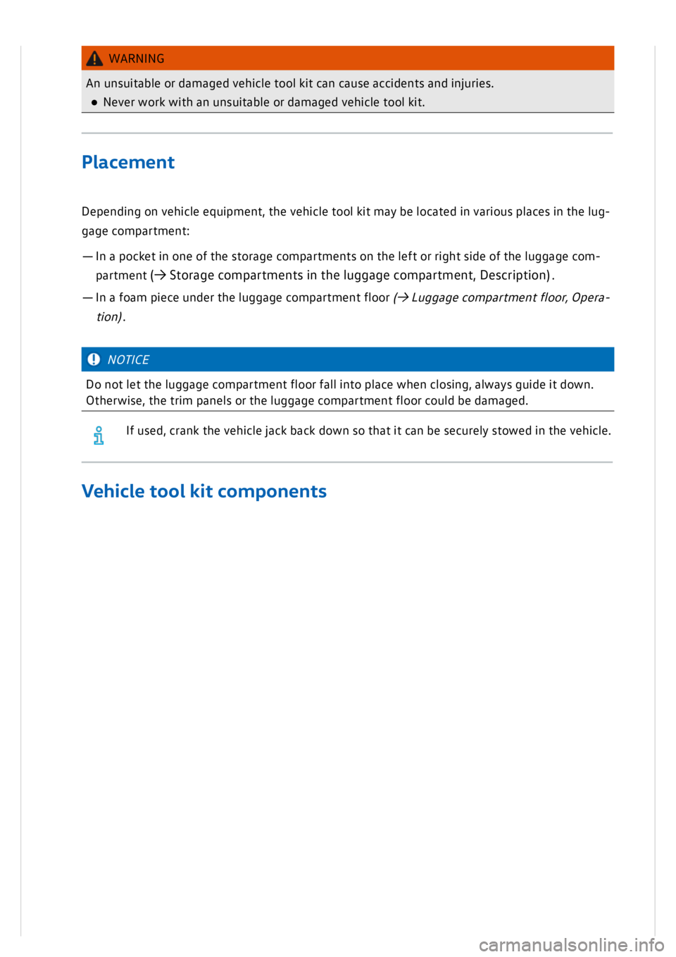 VOLKSWAGEN GOLF MK8 2020  Owners Manual 