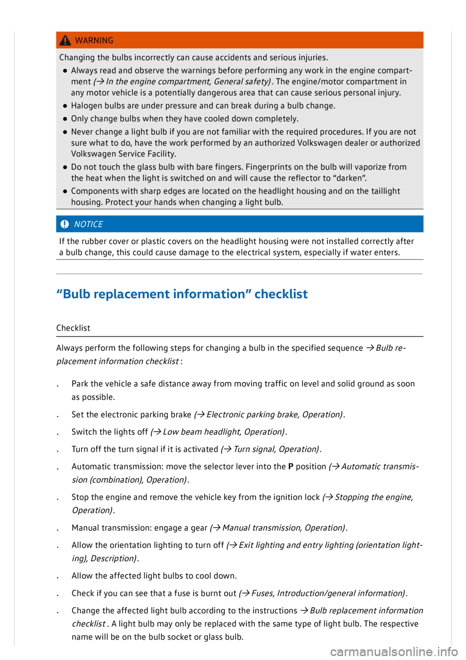 VOLKSWAGEN GOLF MK8 2020 Owners Manual VOLKSWAGEN GOLF MK8 2020 Owners Manual