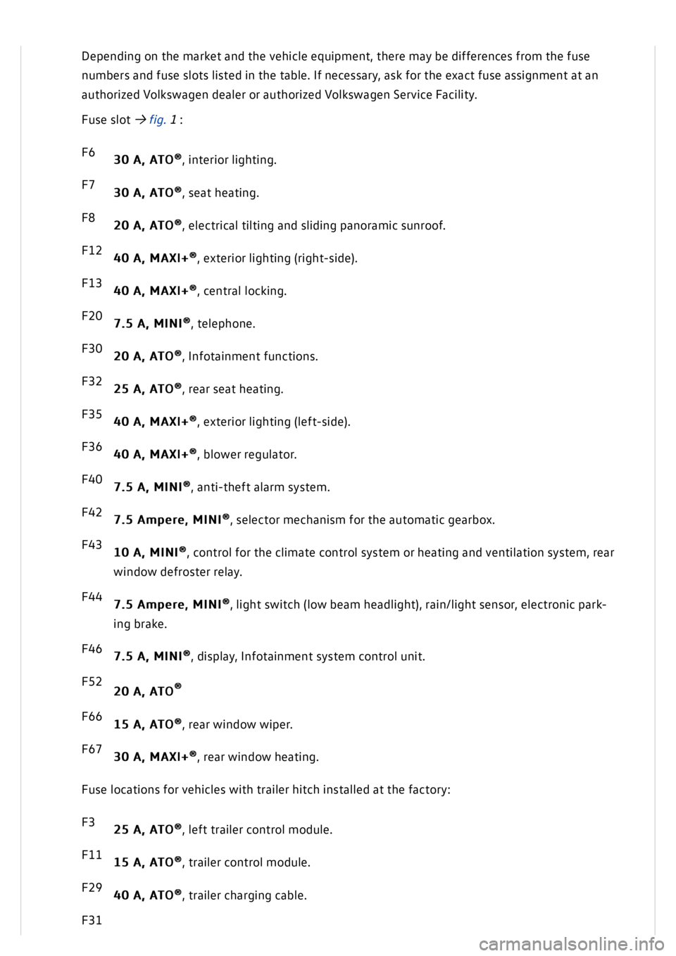 VOLKSWAGEN GOLF MK8 2020  Owners Manual 