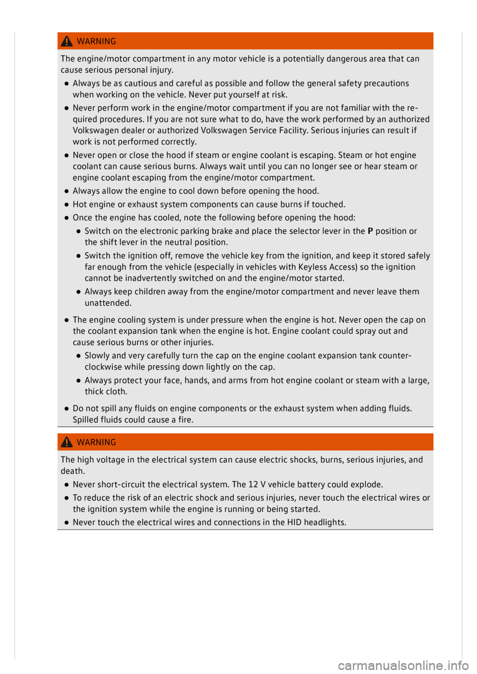 VOLKSWAGEN GOLF MK8 2020 Owners Manual VOLKSWAGEN GOLF MK8 2020 Owners Manual
