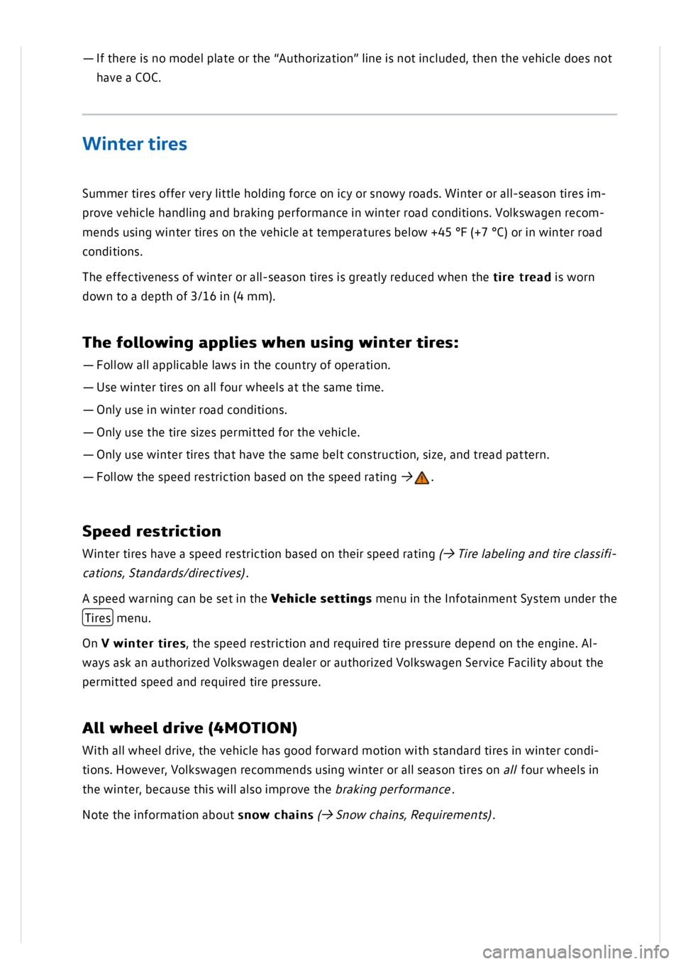 VOLKSWAGEN GOLF MK8 2020  Owners Manual 