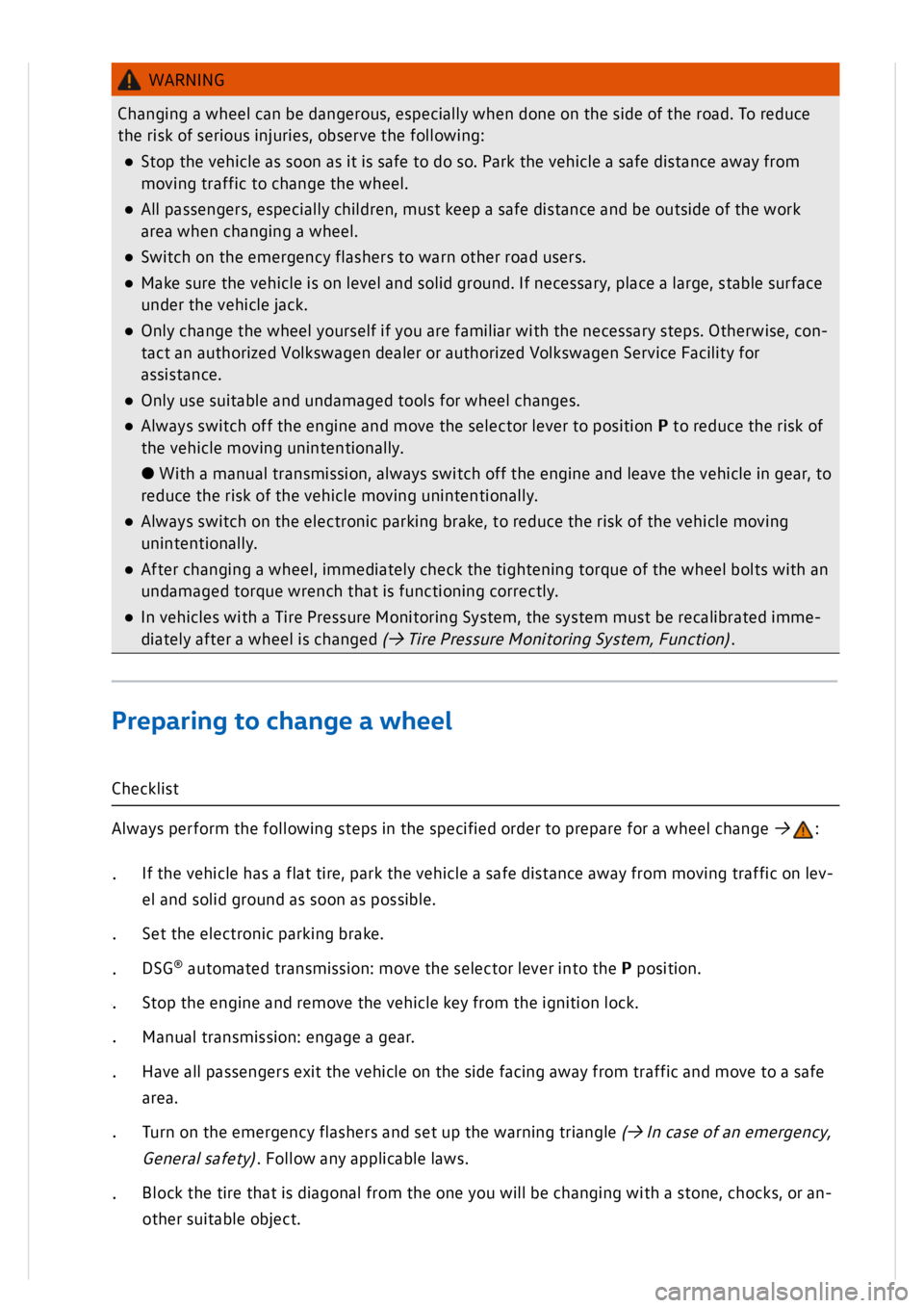 VOLKSWAGEN GOLF MK8 2020  Owners Manual 