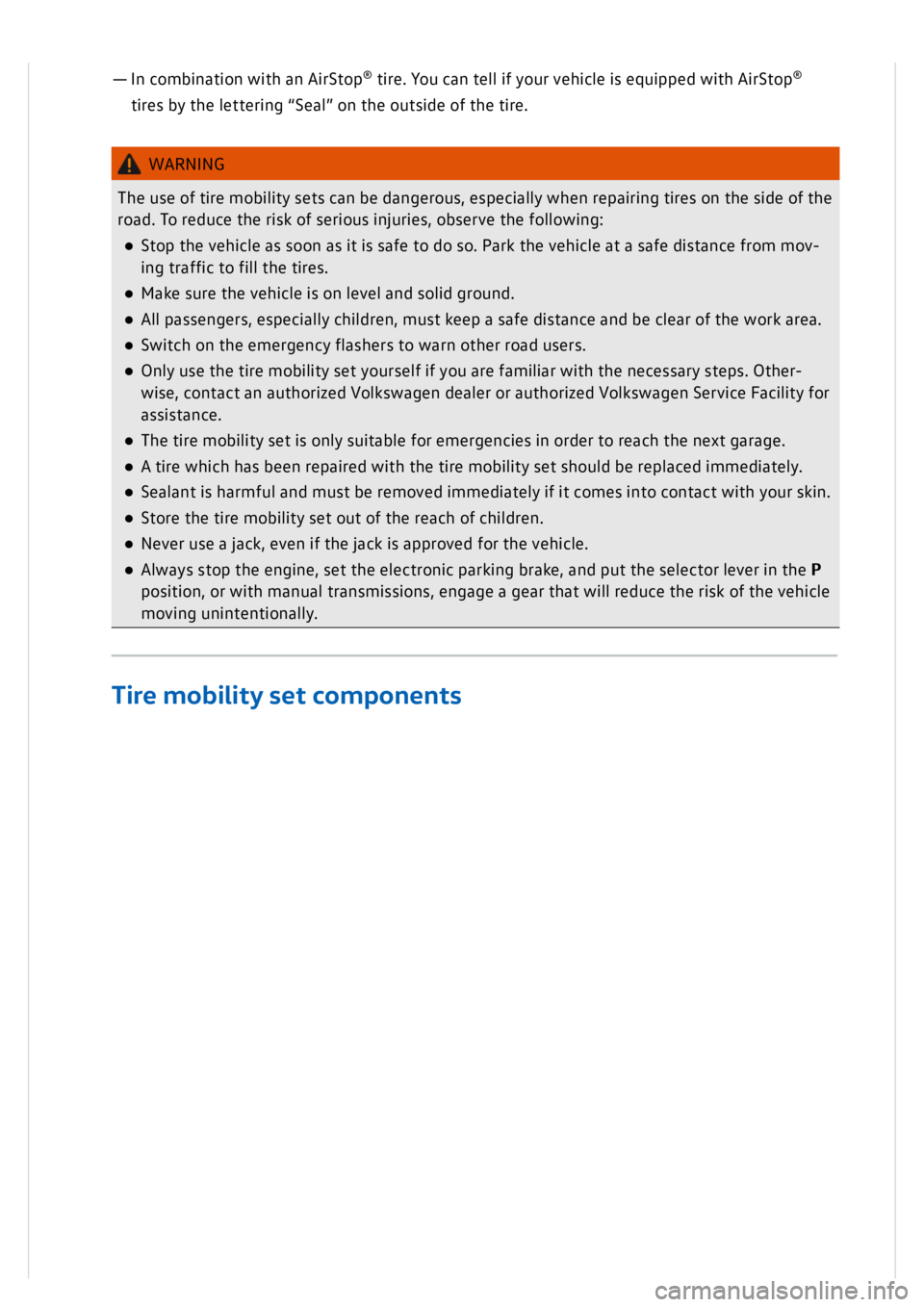 VOLKSWAGEN GOLF MK8 2020 Owners Manual VOLKSWAGEN GOLF MK8 2020 Owners Manual