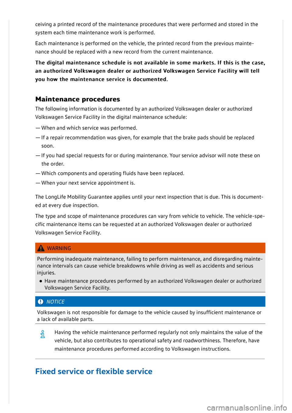 VOLKSWAGEN GOLF MK8 2020 Owners Manual VOLKSWAGEN GOLF MK8 2020 Owners Manual