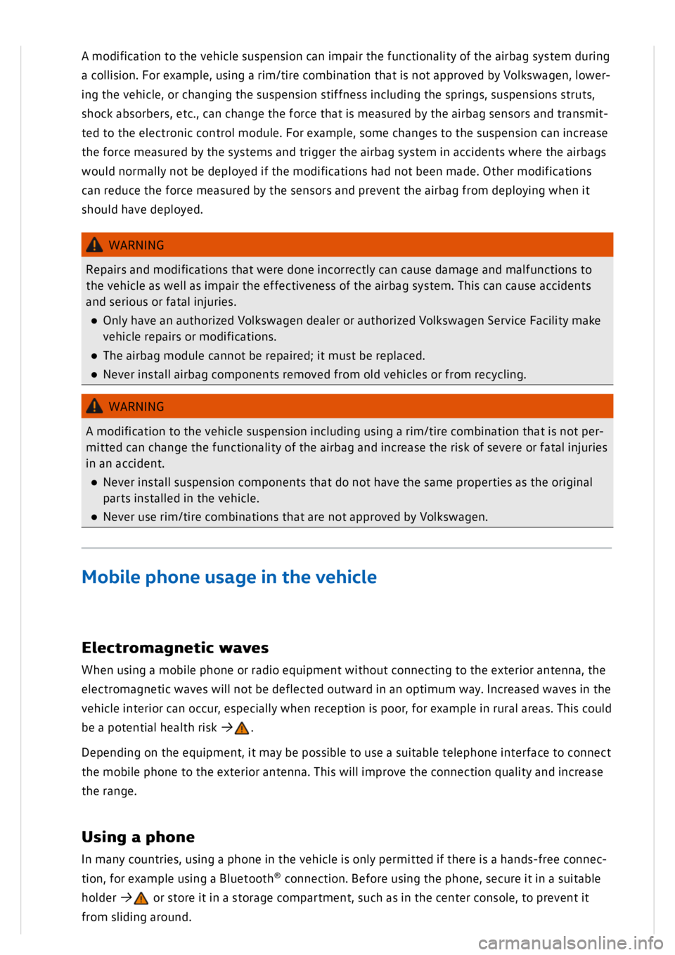 VOLKSWAGEN GOLF MK8 2020 Owners Manual VOLKSWAGEN GOLF MK8 2020 Owners Manual