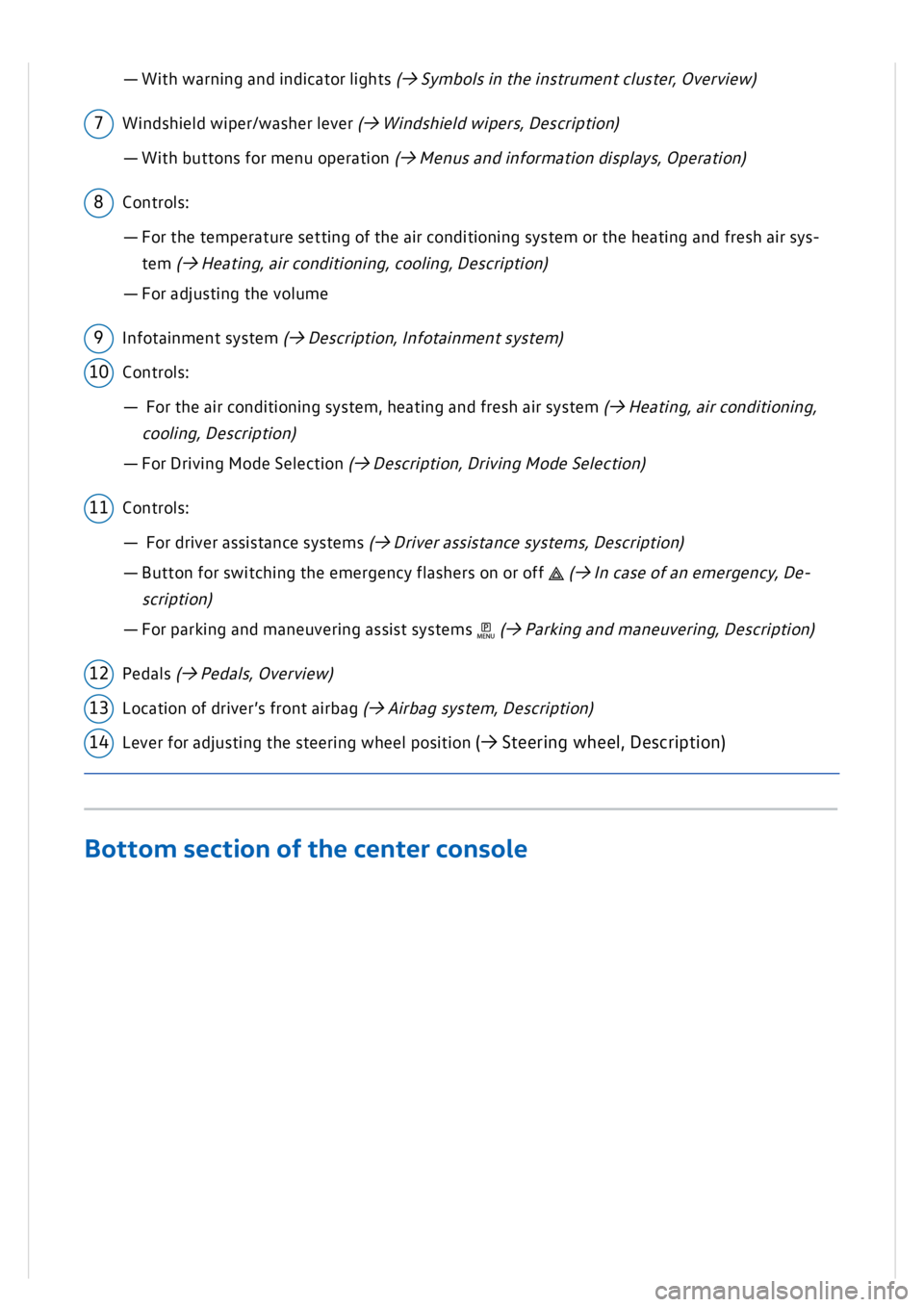 VOLKSWAGEN GOLF MK8 2020  Owners Manual 