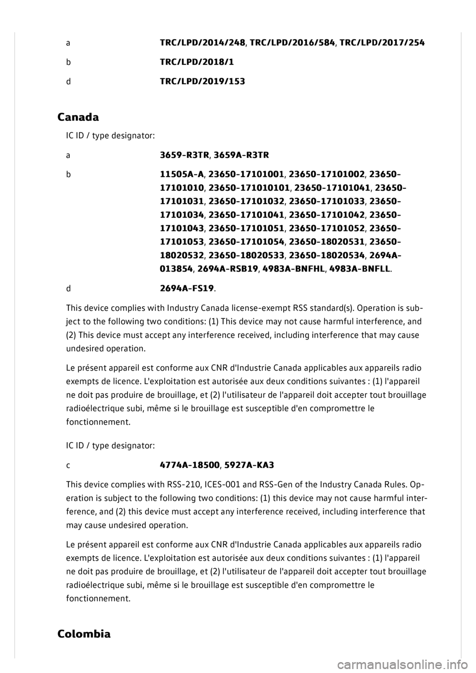VOLKSWAGEN GOLF MK8 2020  Owners Manual 