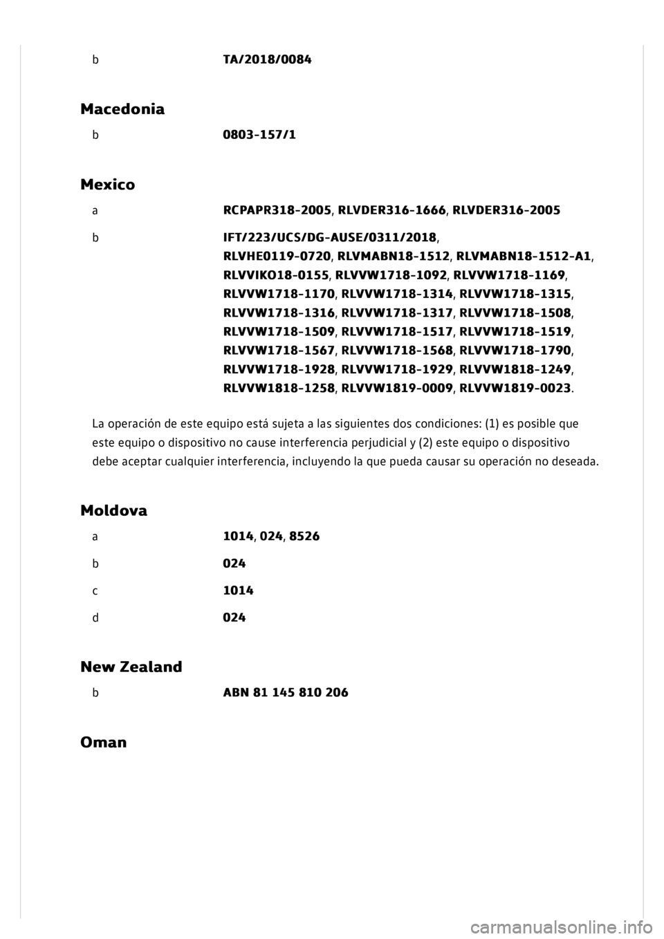 VOLKSWAGEN GOLF MK8 2020  Owners Manual 