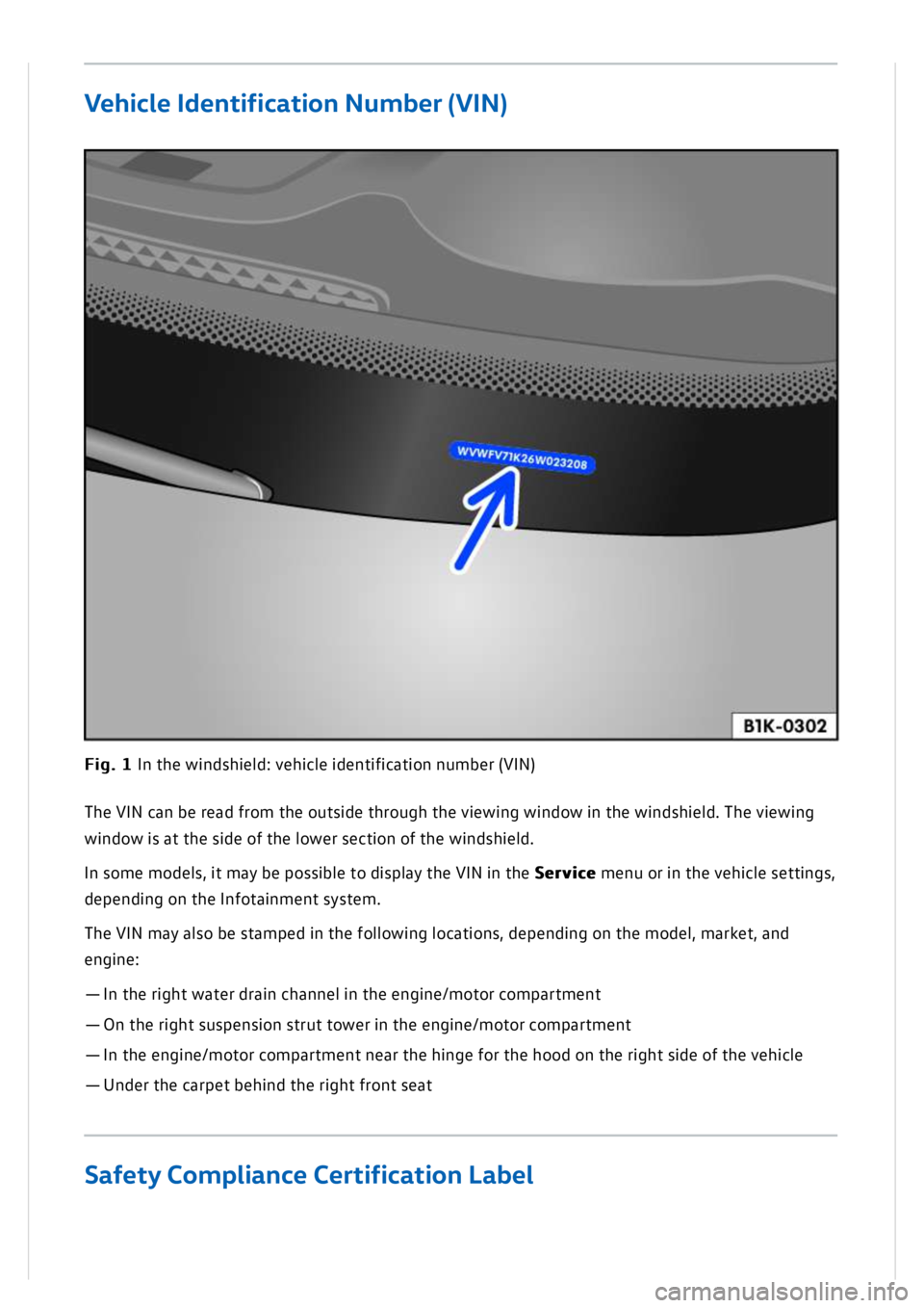 VOLKSWAGEN GOLF MK8 2020  Owners Manual 