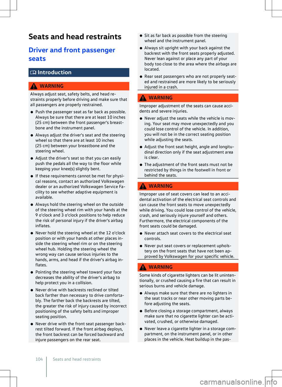 VOLKSWAGEN GOLF GTI 2021  Owners Manual 