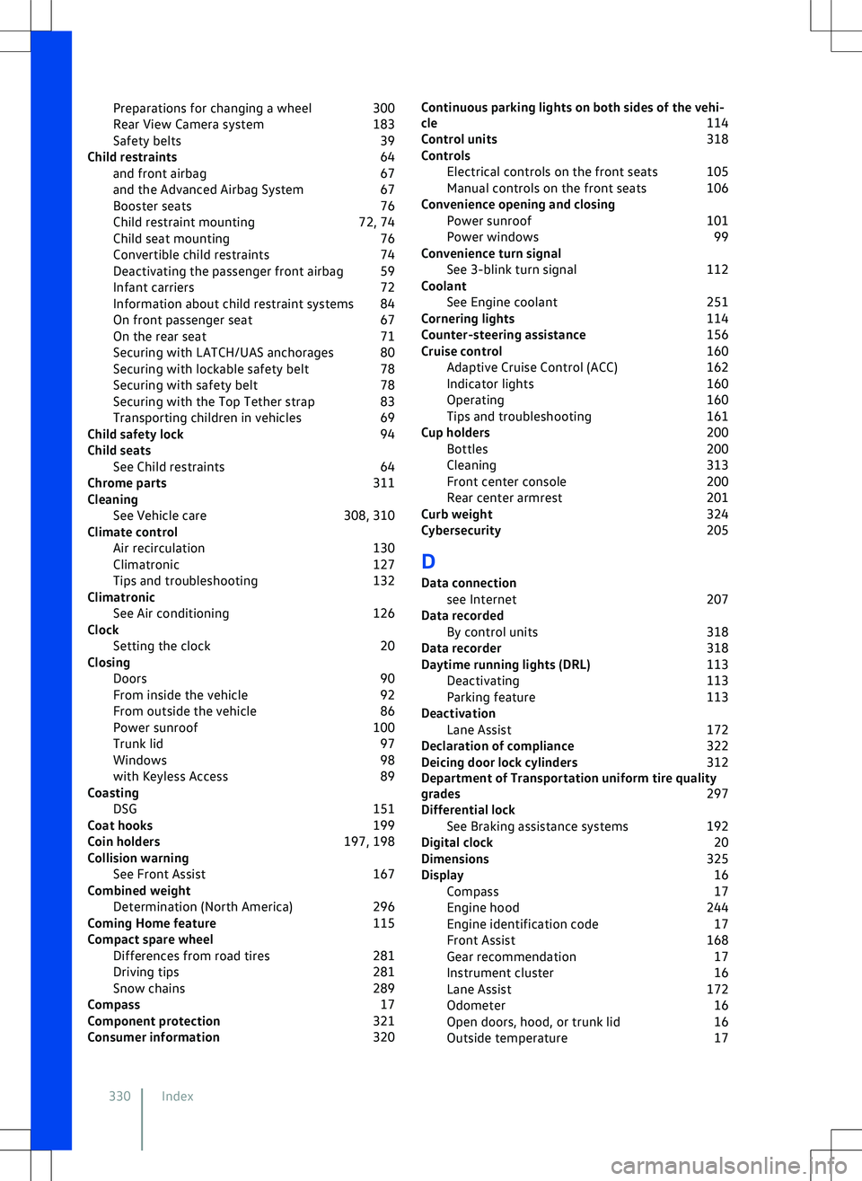 VOLKSWAGEN GOLF GTI 2021 Owners Manual VOLKSWAGEN GOLF GTI 2021 Owners Manual