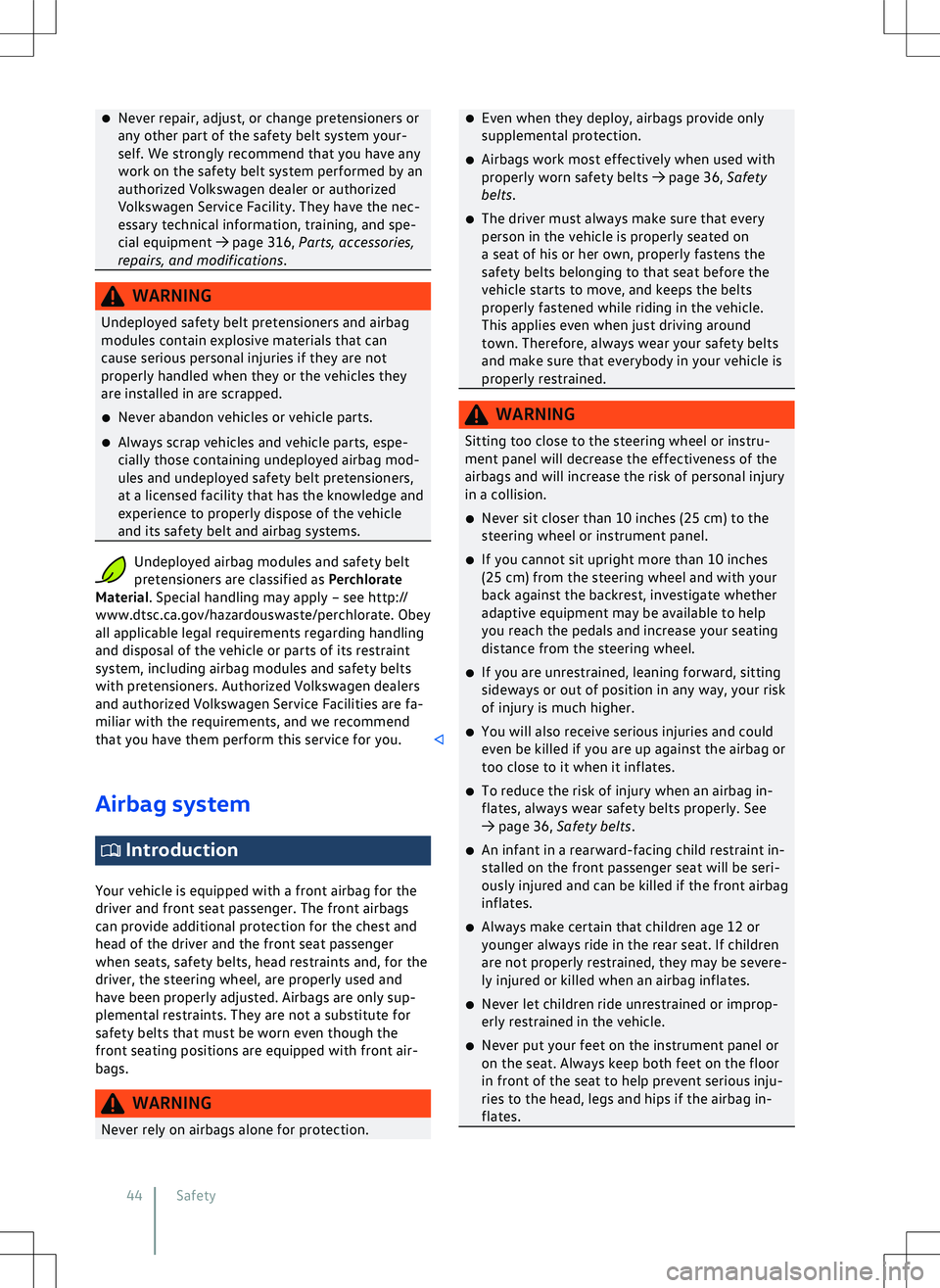 VOLKSWAGEN GOLF GTI 2021 Service Manual 