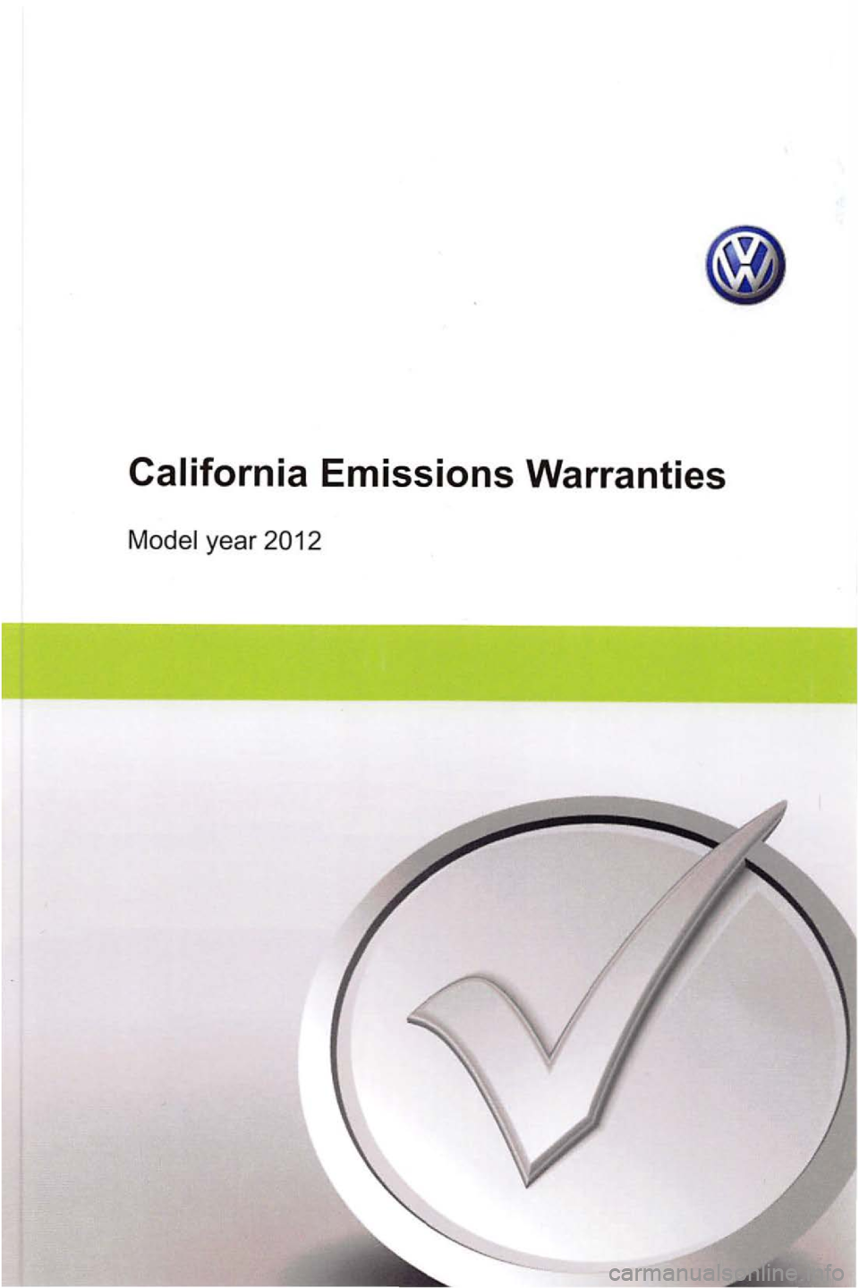 VOLKSWAGEN GOLF MK6 2012  Owners Manual 