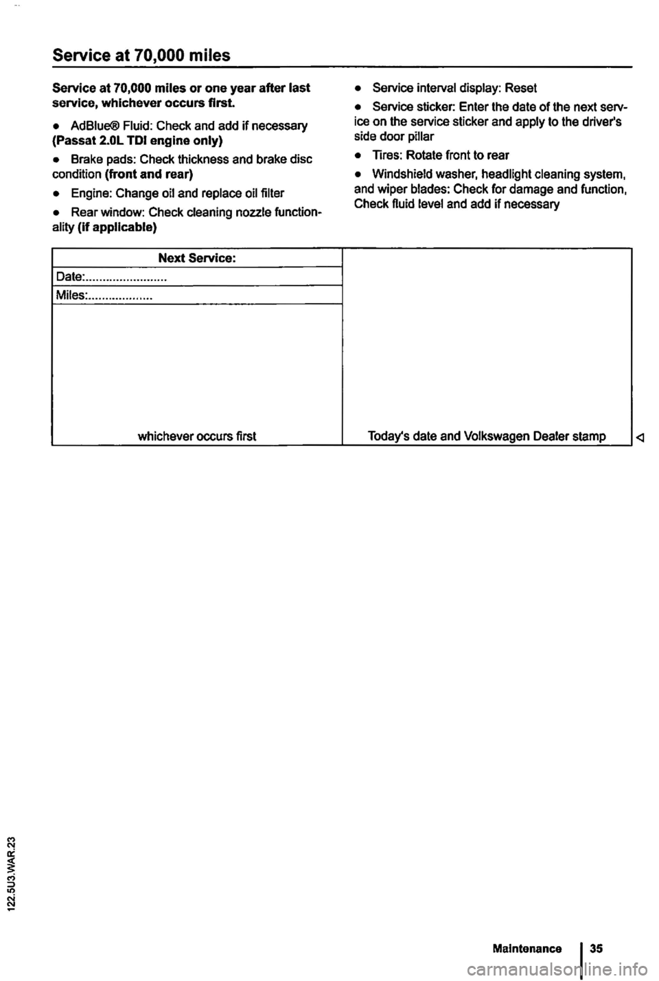 VOLKSWAGEN GOLF MK6 2012  Owners Manual 