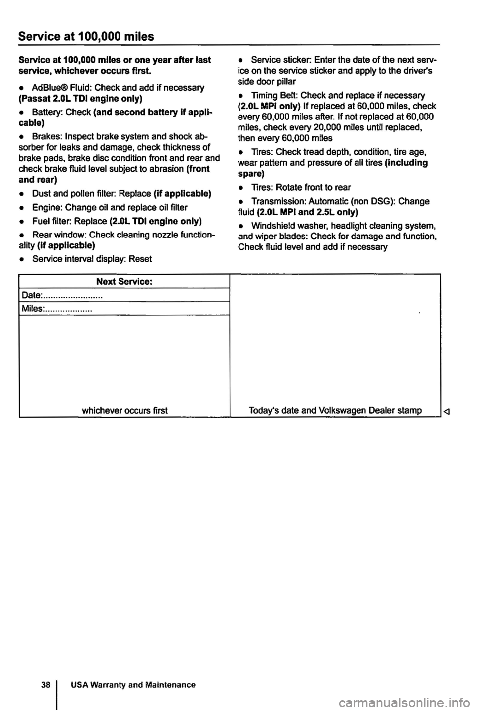 VOLKSWAGEN GOLF MK6 2012  Owners Manual 