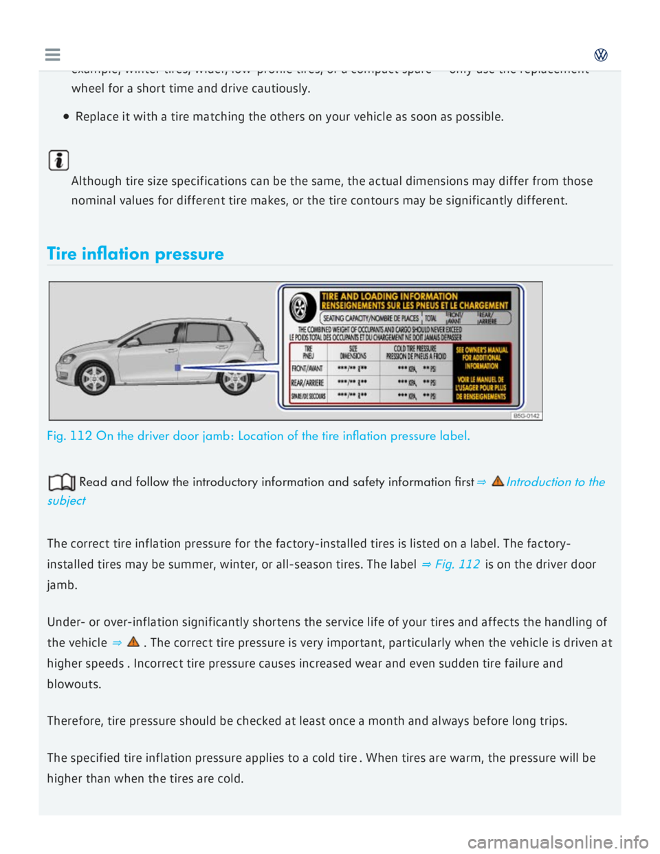 VOLKSWAGEN GOLF MK7 2016 Owners Manual VOLKSWAGEN GOLF MK7 2016 Owners Manual