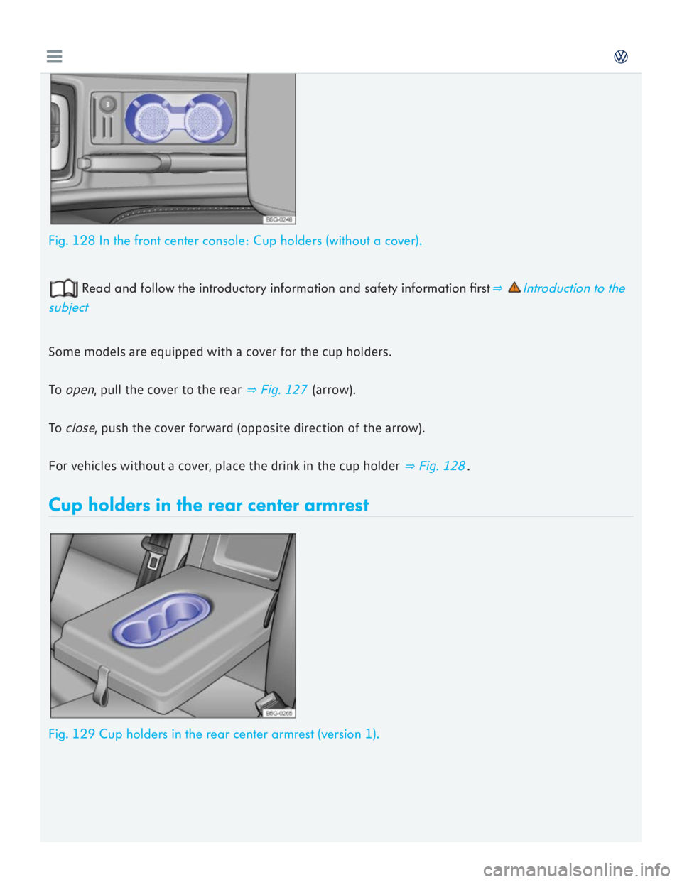 VOLKSWAGEN GOLF MK7 2016  Owners Manual 
