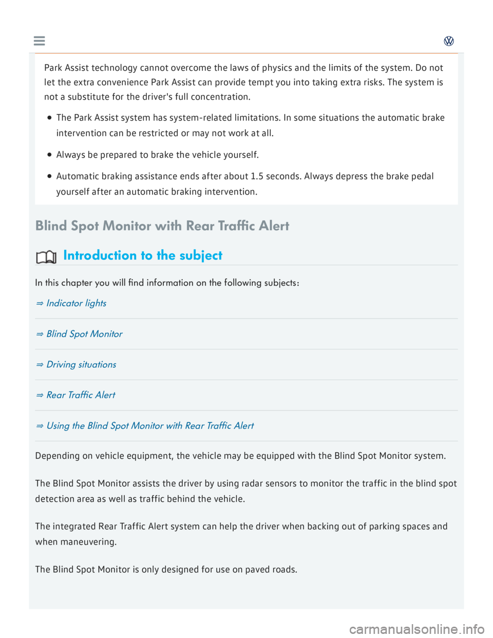 VOLKSWAGEN GOLF MK7 2016  Owners Manual 