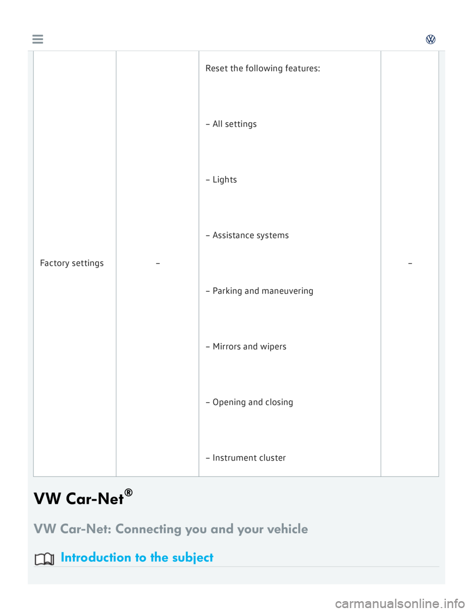 VOLKSWAGEN GOLF MK7 2016 Repair Manual 