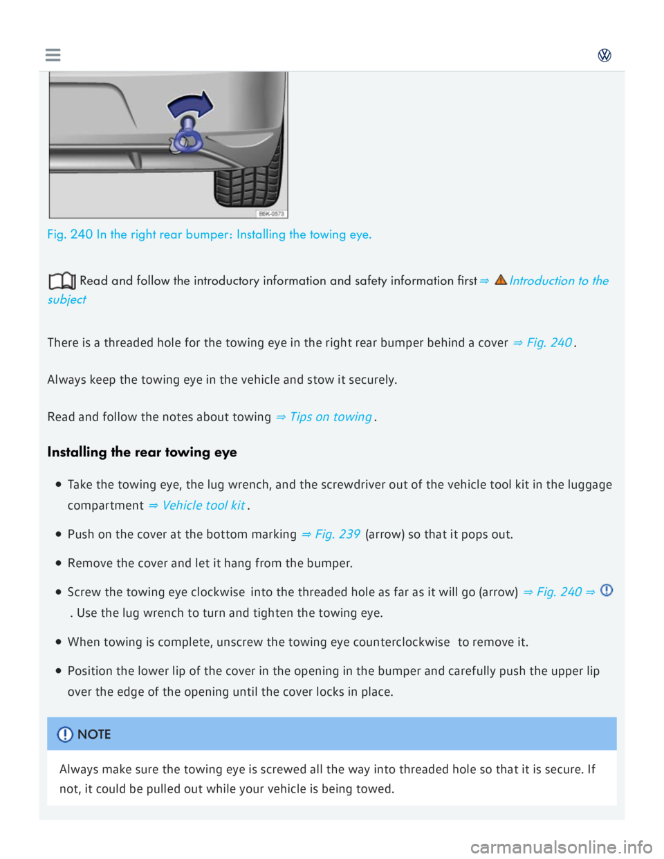 VOLKSWAGEN GOLF MK7 2016  Owners Manual 