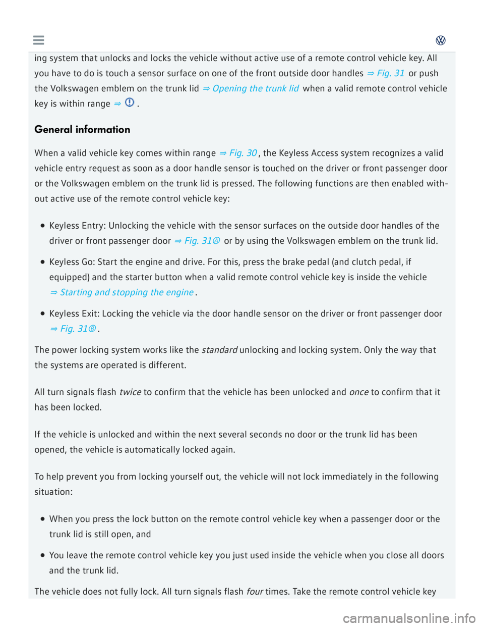 VOLKSWAGEN GOLF 2018 Owners Manual VOLKSWAGEN GOLF 2018 Owners Manual