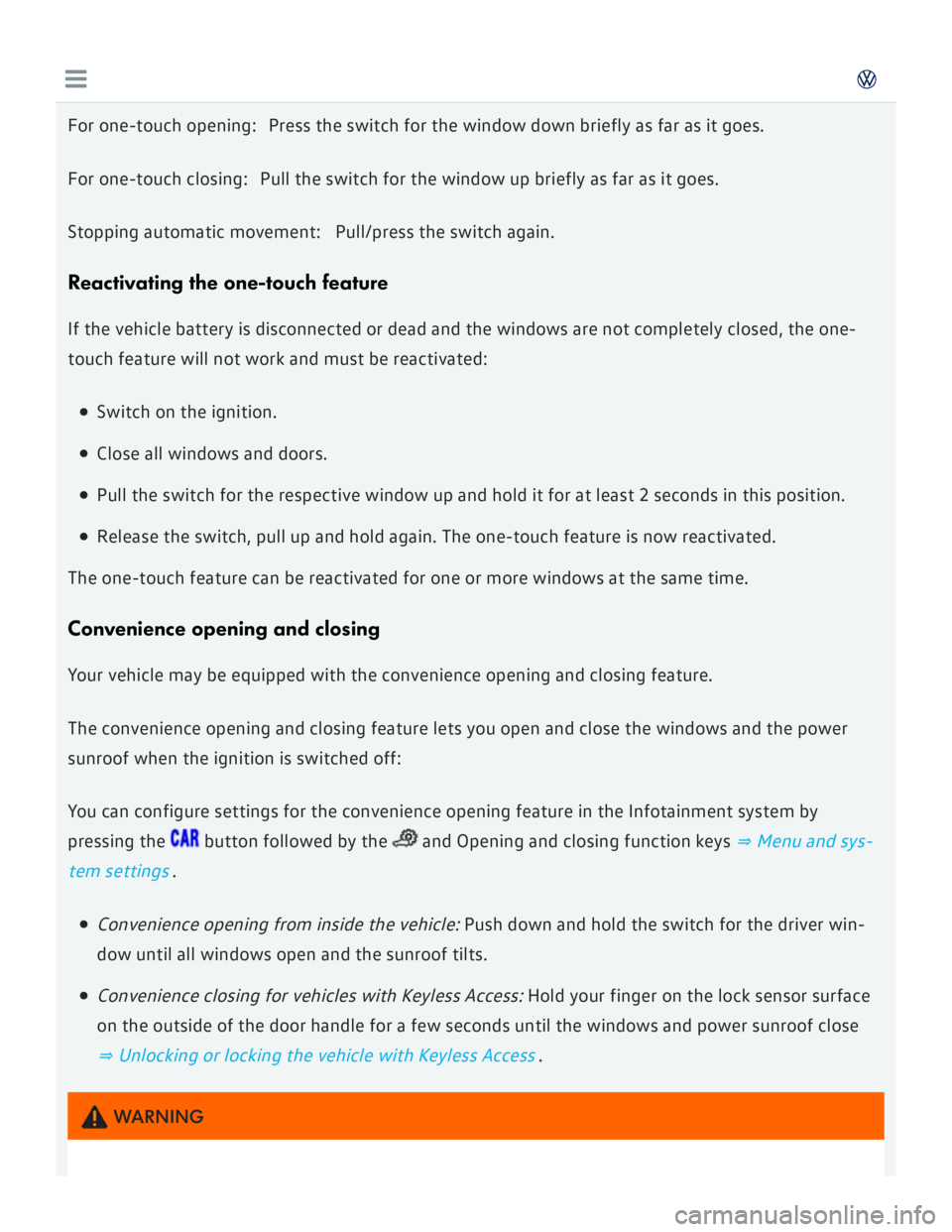 VOLKSWAGEN GOLF 2018 Owners Manual VOLKSWAGEN GOLF 2018 Owners Manual