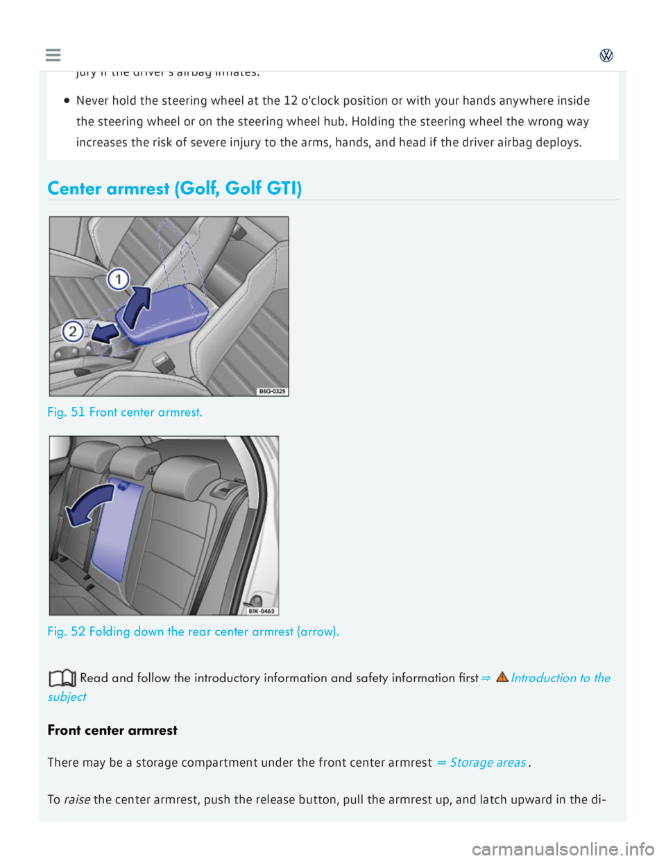 VOLKSWAGEN GOLF 2018 Owners Manual VOLKSWAGEN GOLF 2018 Owners Manual