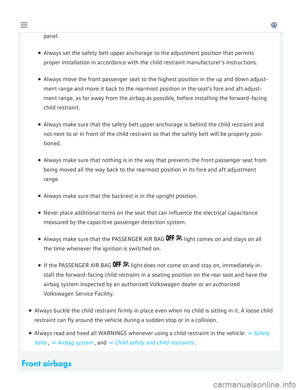 VOLKSWAGEN GOLF 2018 Owners Manual VOLKSWAGEN GOLF 2018 Owners Manual