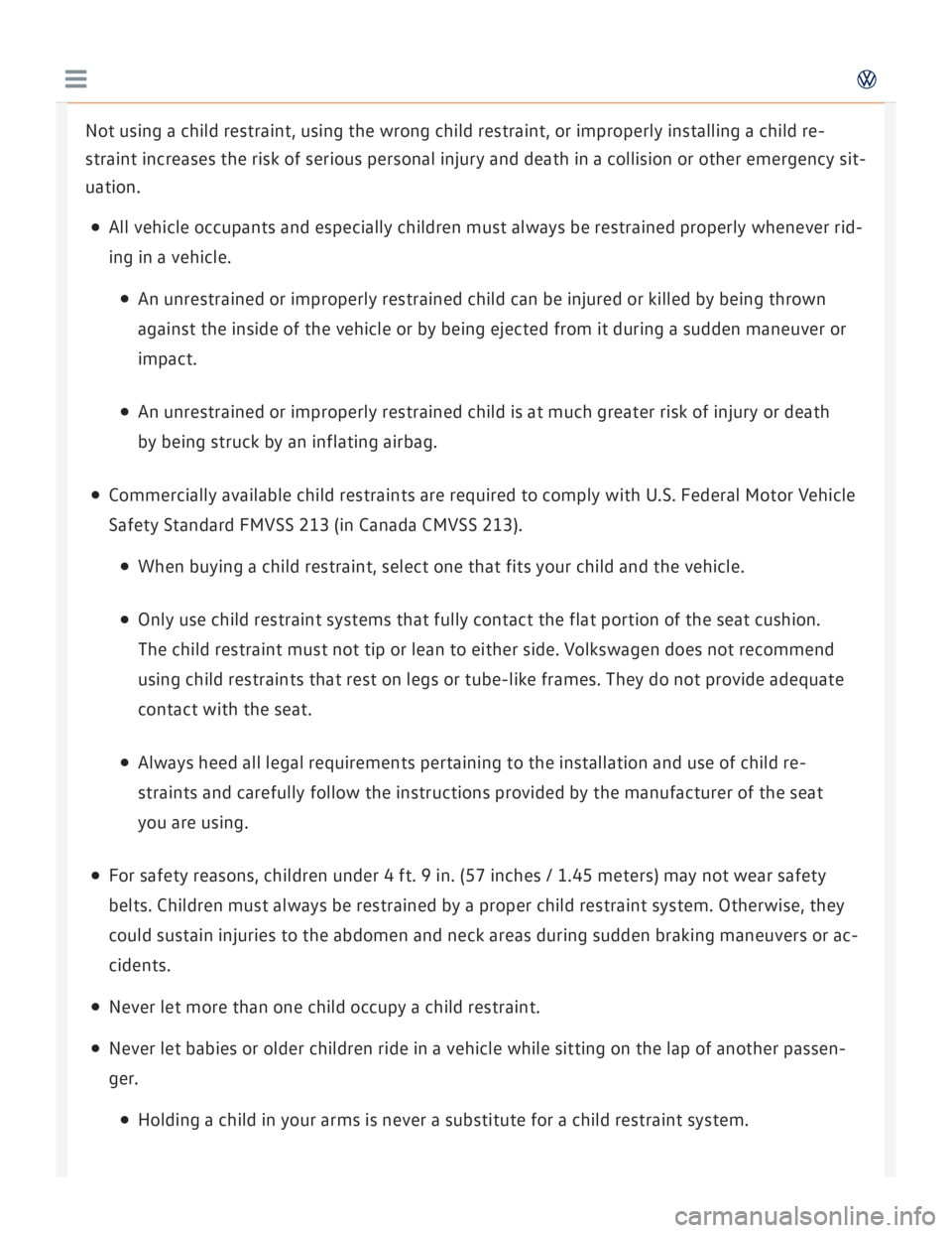 VOLKSWAGEN GOLF 2018 Owners Manual VOLKSWAGEN GOLF 2018 Owners Manual