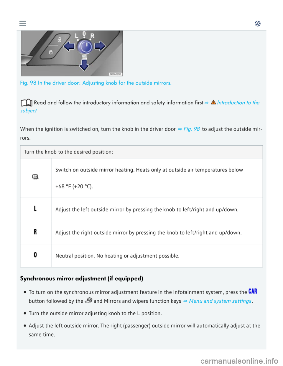 VOLKSWAGEN GOLF 2018  Owners Manual 