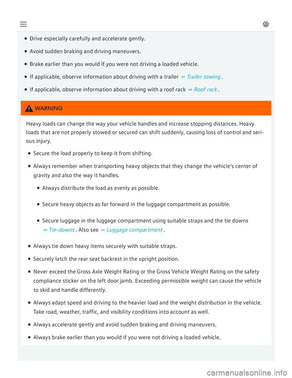 VOLKSWAGEN GOLF 2018  Owners Manual 