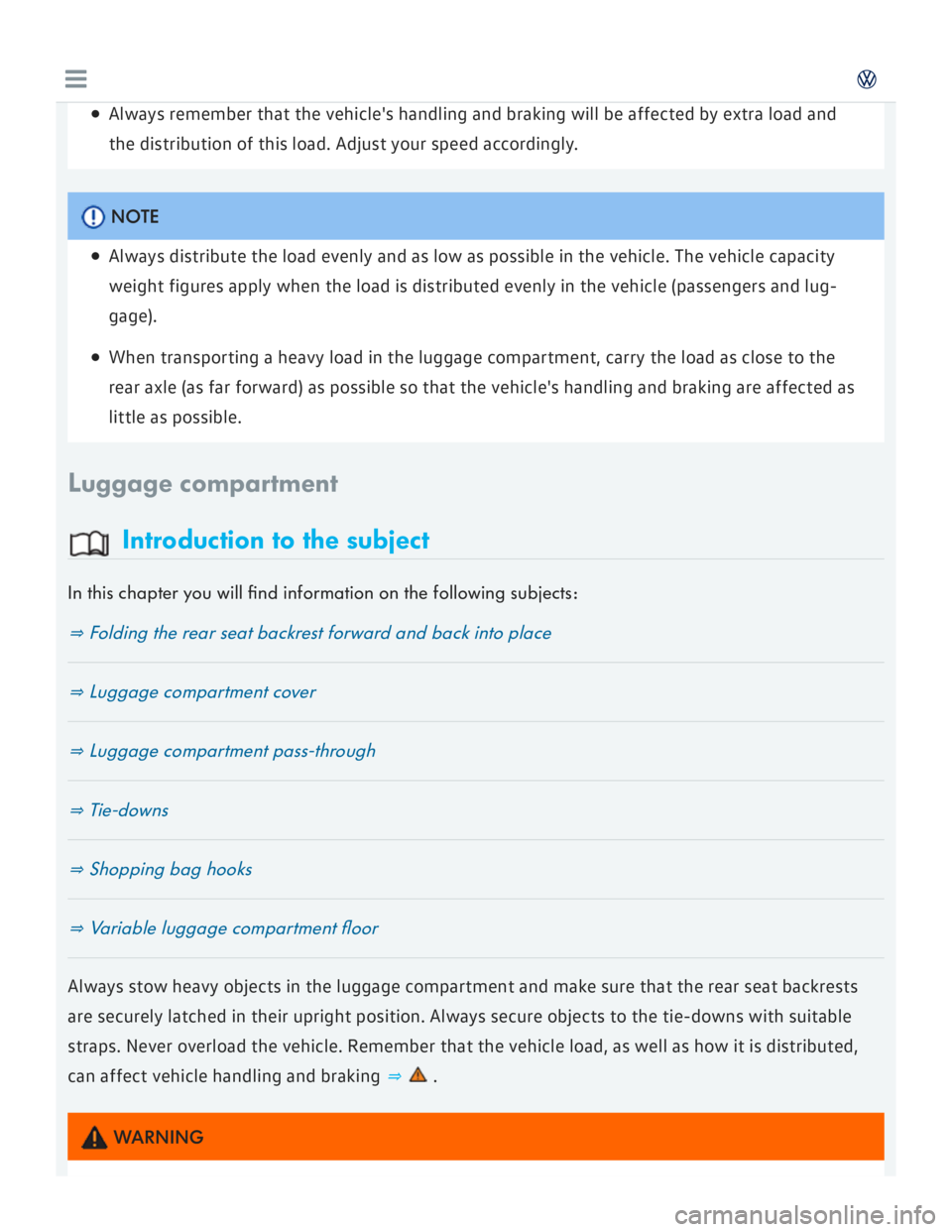 VOLKSWAGEN GOLF 2018  Owners Manual 